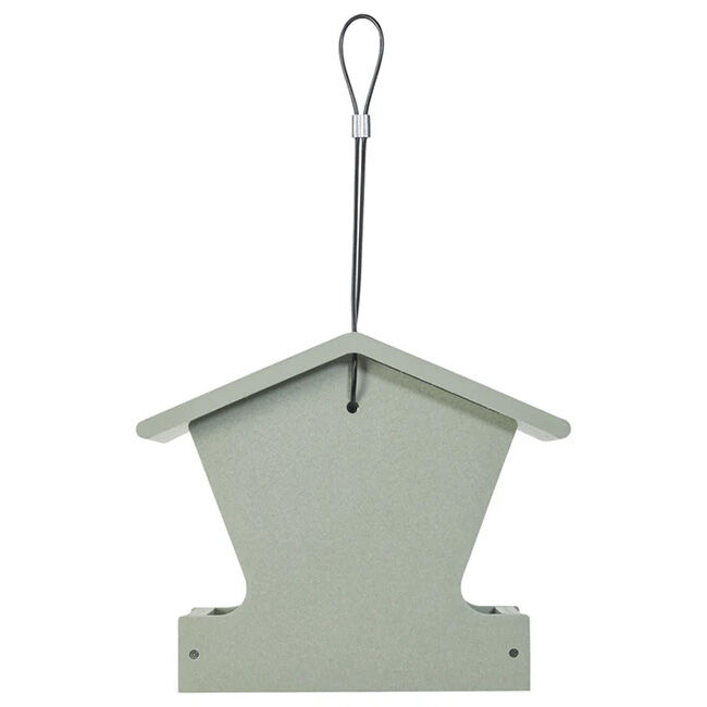 Birds Choice Hopper Feeder in Sage Green Recycled Plastic - Small image number null