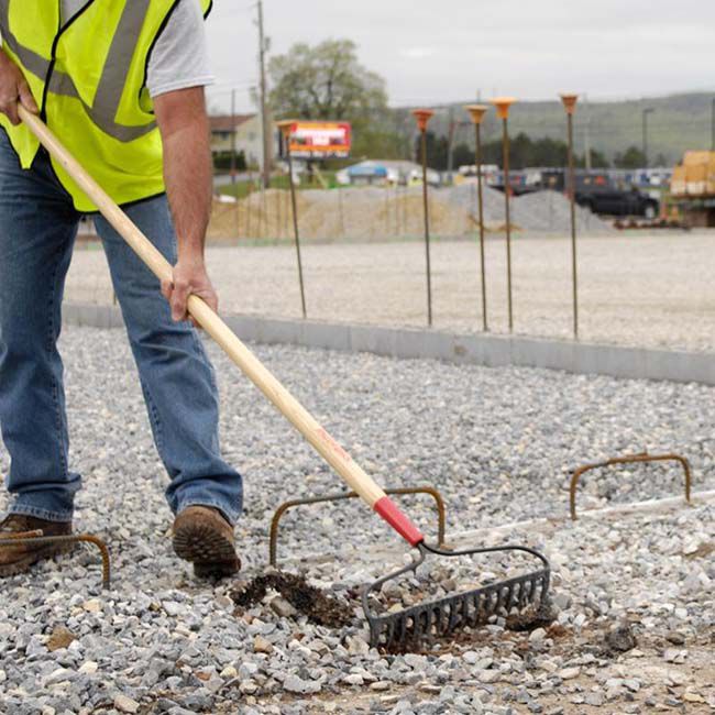 Razor-Back 15-Tine Steel Head Bow Rake image number null