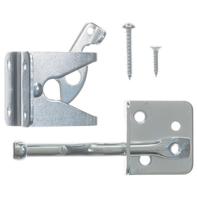 Ace Hardware 5" Zinc-Plated Adjustable Inswinging Gate Latch image number null