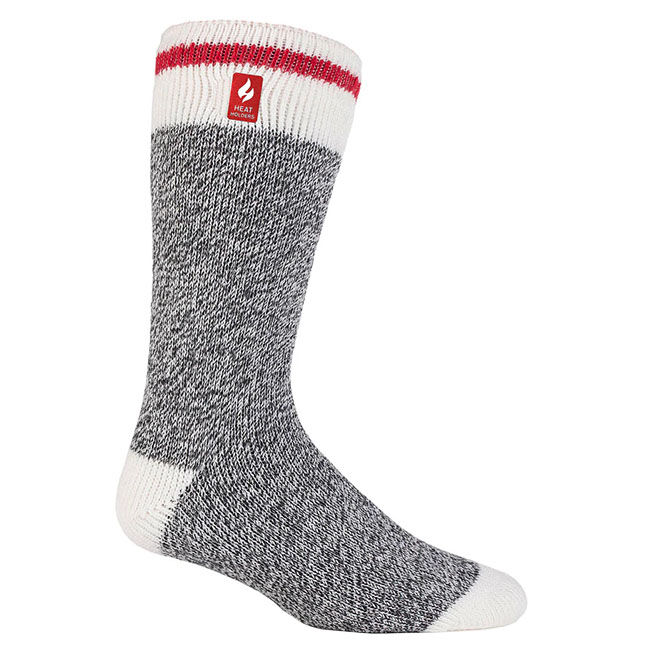 Heat Holders Men's Jeffrey Original Cream Block Twist Crew Socks image number null