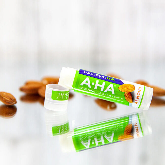 LubriSyn A-Ha! Lip Balm with SPF 15 - Almond Flavor image number null
