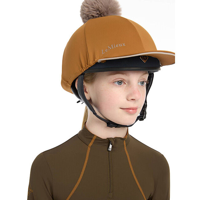 LeMieux Pippa Hat Silk - Ginger - Closeout image number null