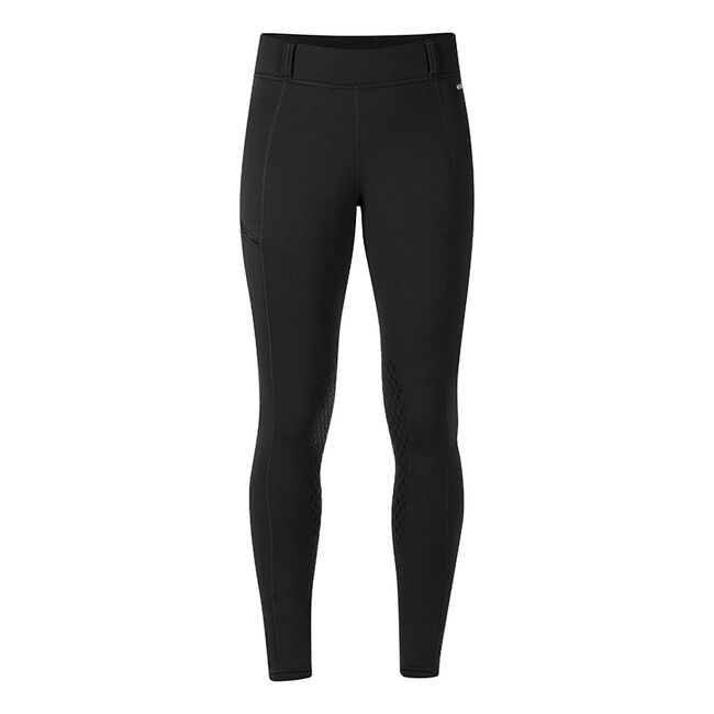 Kerrits Women's Power Stretch Knee Patch Pocket Tight - Black image number null