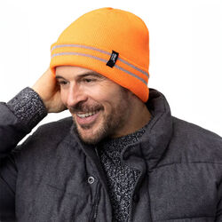 Heat Holders Men's Worxx Roll Up Hat - Orange