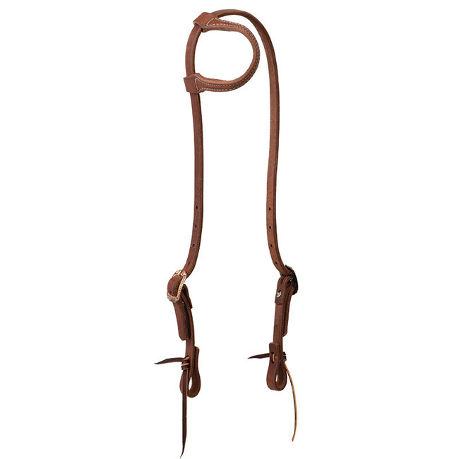 Weaver Equine ProTack Sliding Ear Headstall with Designer Hardware image number null