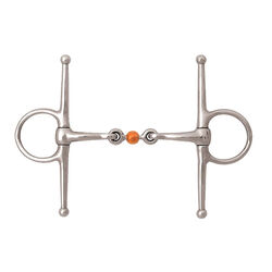 Korsteel Stainless Steel Copper Ball Link Full Cheek Snaffle Bit