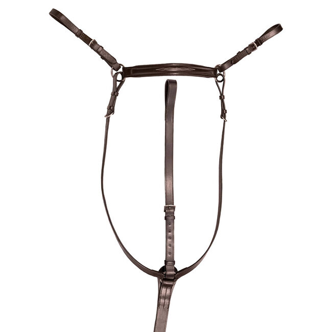 Bobby's English Tack Padded Breastplate with Standing Attachment image number null