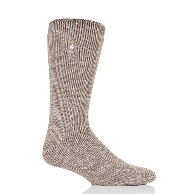 Heat Holders Men's Original Twist Socks - Clay/Black Twist image number null