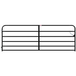 Behlen Country Heritage Gate - Round Corners - Black