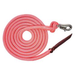 Knotty Girlz 9/16" Diameter Premium Polyester Yacht Braid Lead Rope with Trigger Bull Snap End