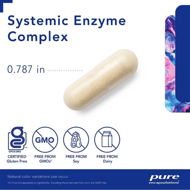 Pure Encapsulations Systemic Enzyme Complex - 180 Capsules image number null