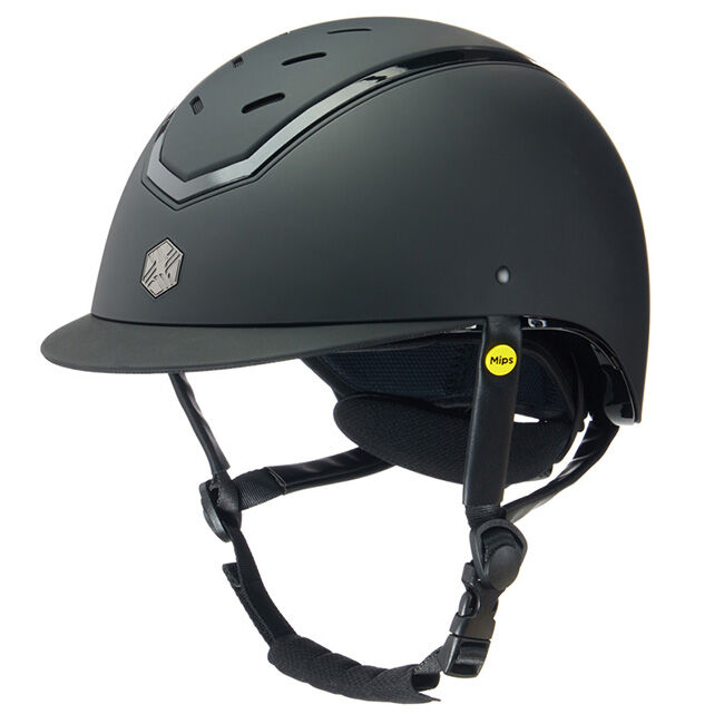 Charles Owen Kylo Helmet with MIPS - Standard Peak - Black Matte image number null