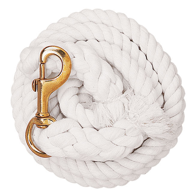 Weaver Equine Cotton Lead Rope with Brass-Plated 225 Snap image number null