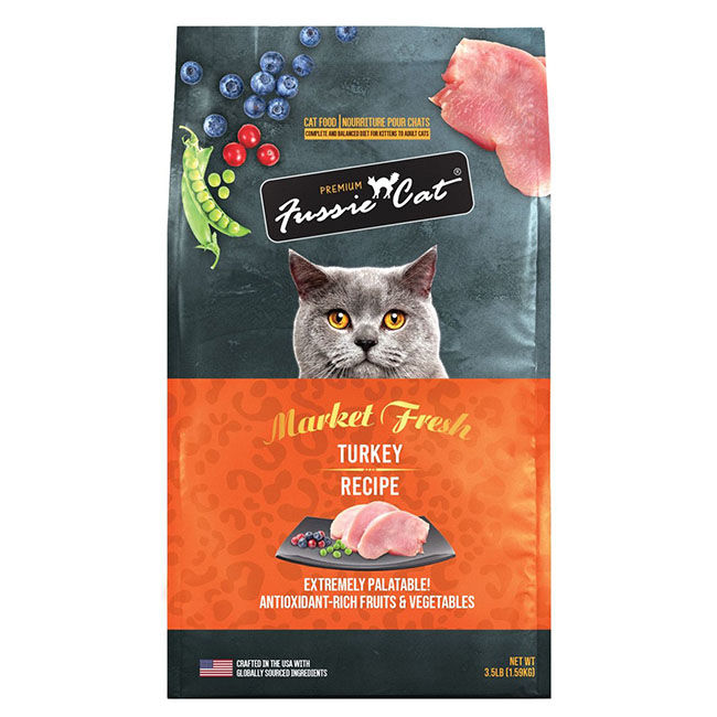 Fussie Cat Market Fresh Cat Food Turkey Recipe