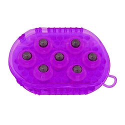 Partrade Gel Groomer Massage Mitt with Magnetic Rollers - Closeout