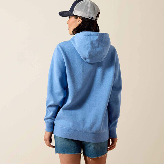 Ariat Women's Logo 2.0 Hoodie - Ultramarine Heather image number null