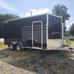 Nitro Sport Cargo Trailer - 7' x 16' - Black