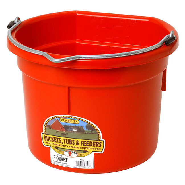 Little Giant DuraFlex Flatback Bucket - 8-Quart Capacity image number null