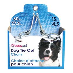 Boss Pet Steel Dog Tie-Out Chain