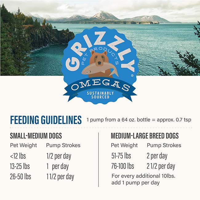 Grizzly Pet Products Wild Alaskan Pollock Oil Supplement image number null