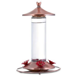 Perky-Pet Elegant Copper Glass Hummingbird Feeder