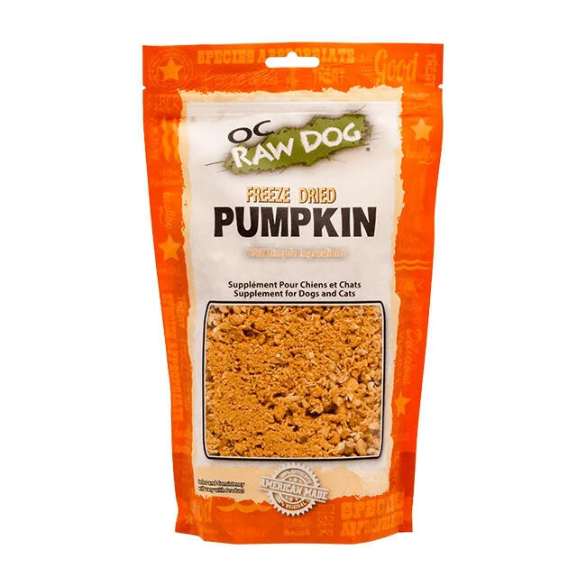 OC Raw Freeze-Dried Pumpkin Supplement for Dogs and Cats image number null