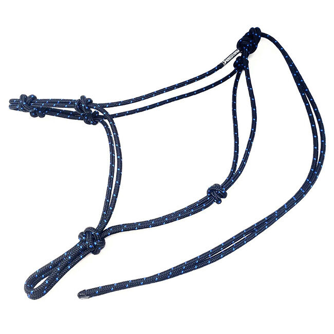 Knotty Girlz Stiff 2-Knot Halter with 1/4" Polyester Cord image number null