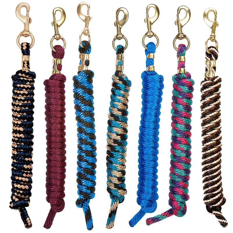 Weaver Equine Poly Lead Rope with Solid Brass 225 Snap | The