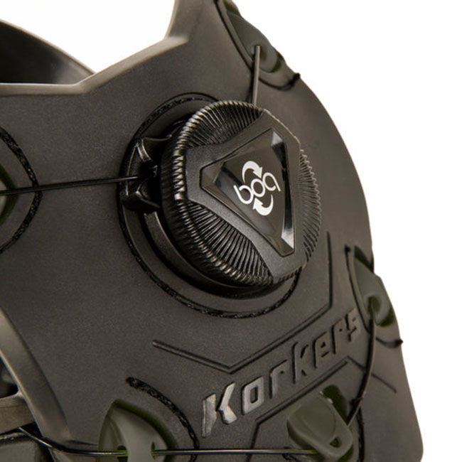 Korkers Ice Commuter Ice Cleats - Black/Green image number null