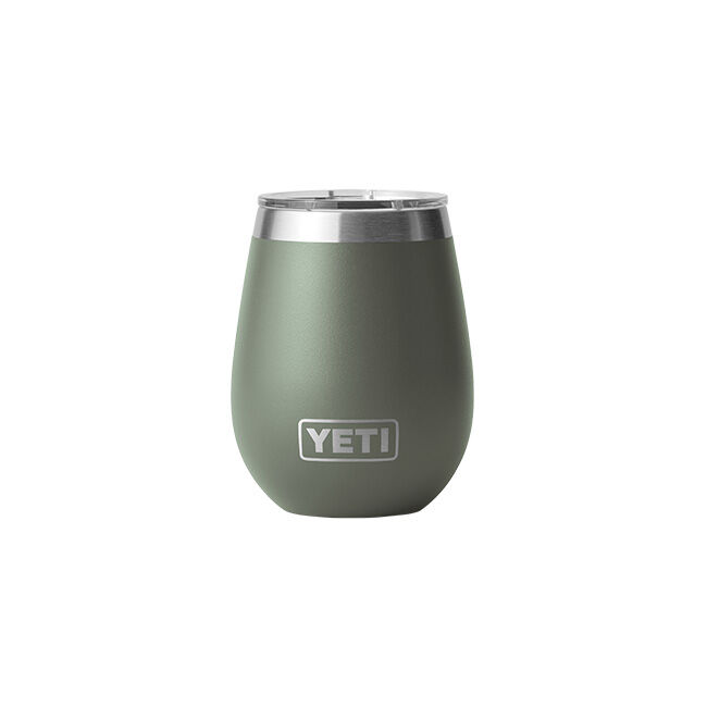 YETI Rambler 10 oz Wine Tumbler with MagSlider Lid - Camp Green image number null
