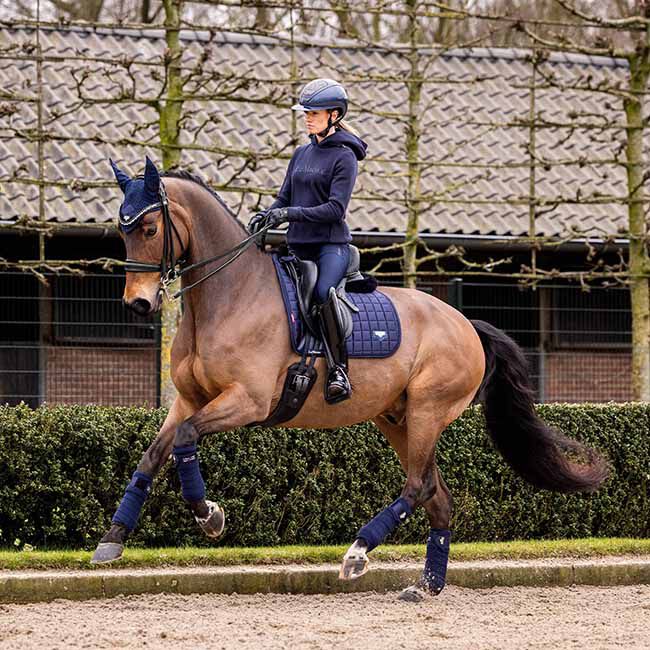 LeMieux Loire Classic Dressage Pad - Navy image number null