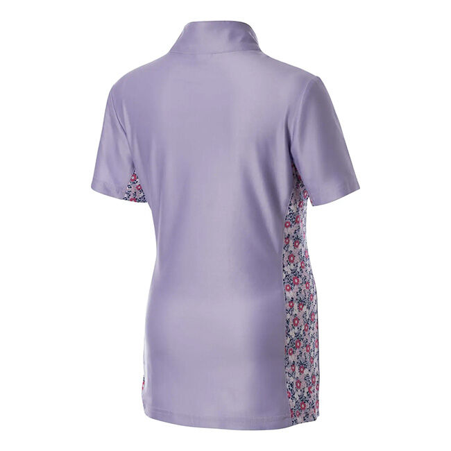 Equinavia Kids' Lena Short Sleeve Quarter Zip Shirt - Lavender image number null