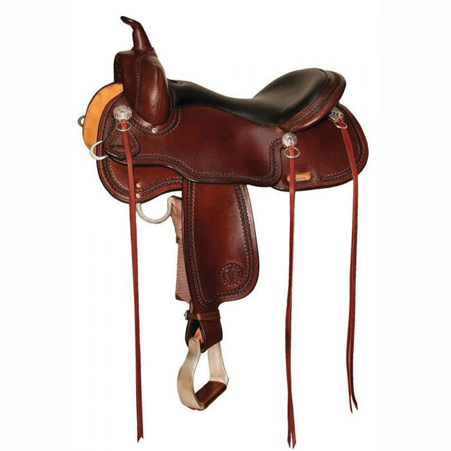 Circle Y 2616 Cold Springs Trail Saddle, Walnut, 16", Regular image number null