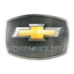 Western Express Chevy Gold Bow Tie Buckle