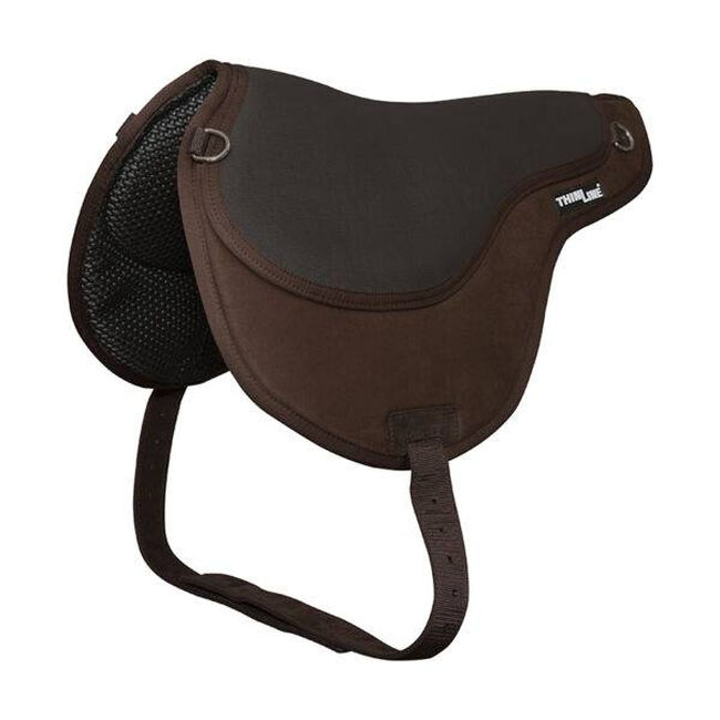 ThinLine Comfort Bareback Saddle Pad - Brown image number null