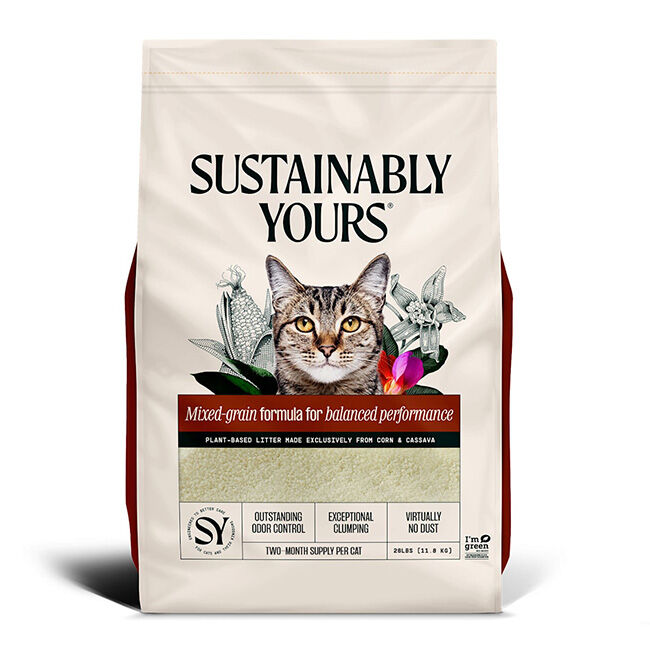 Sustainably Yours Multi-Cat Natural Cat Litter 26 lbs  image number null
