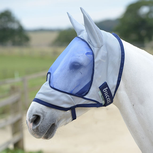 Bucas Buzz-Off Deluxe Fly Mask, With Ears image number null