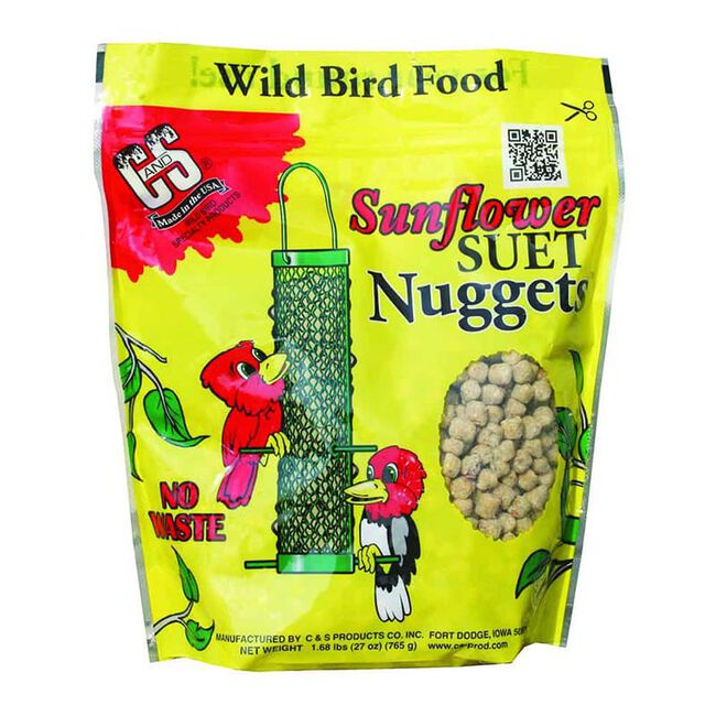 C&S Sunflower Suet Nuggets image number null