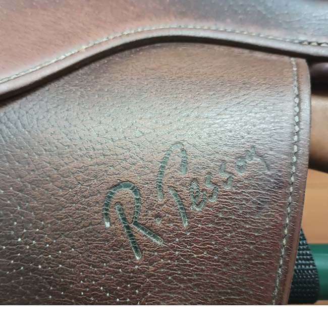 Used Pessoa GenX Close Contact Saddle - Oakbark - 17" image number null