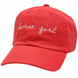 Stirrups Clothing Kids' Horse Girl Cap - Melon