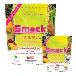 Smack Raw Dehydrated Super Food for Dogs - Chunky Chicken Recipe