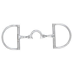 Korsteel Broken Segunda Hunter D-Ring Snaffle Bit
