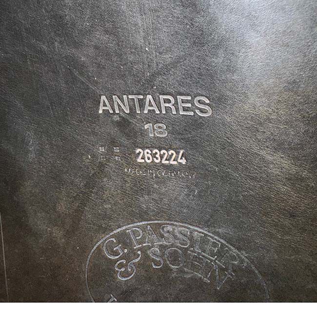 Used Passier Antares Dressage Saddle - 18" image number null