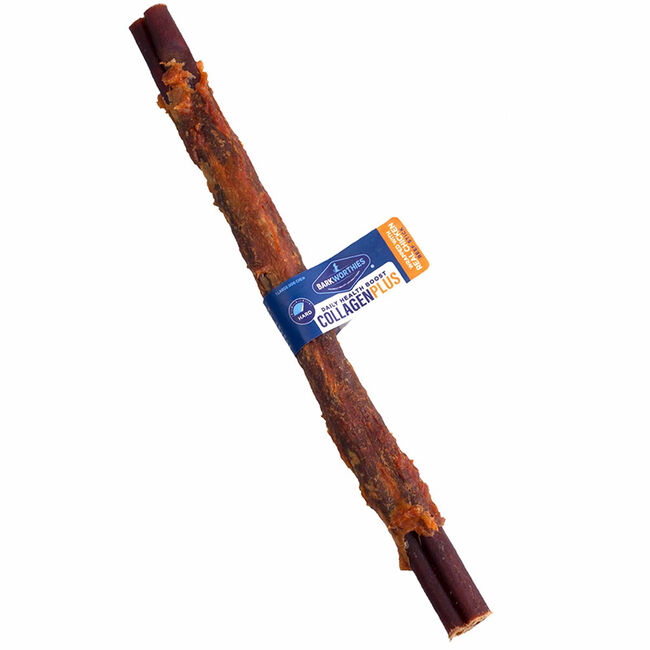 Barkworthies 12" CollagenPlus Chicken Wrapped Beef Stick image number null