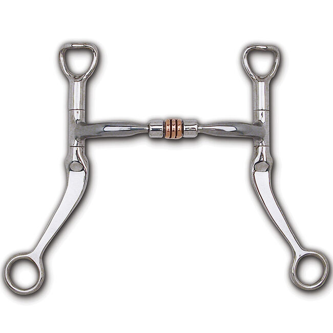 Myler Flat Shank with Comfort Snaffle Copper Roller MB 03 image number null
