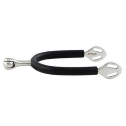 Stubben Steeltec SEQ Soft Touch Spurs - 35mm Neck with Soft Rowel