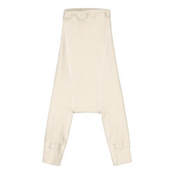Ruskovilla Baby 100% Organic Merino Wool Long Nappy Pants - Natural
