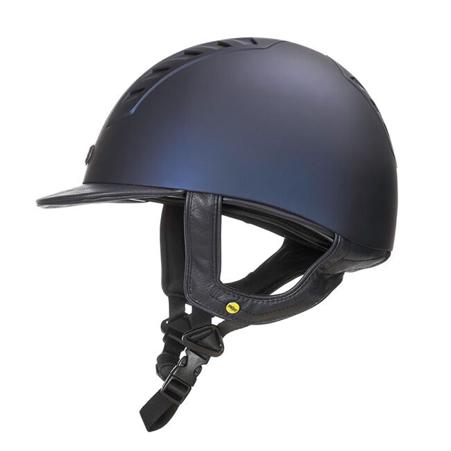 Trauma Void EQ3 Smooth Top Riding Helmet with MIPS - Smooth Blue image number null