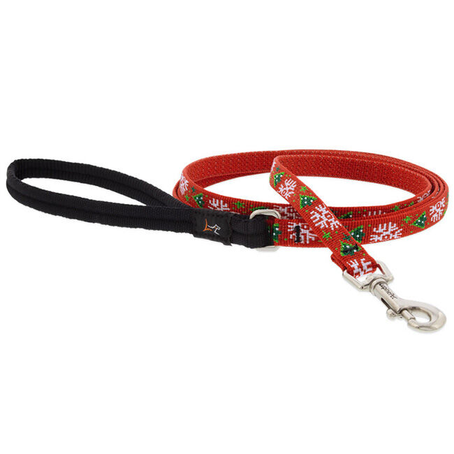 Lupine Pet Holiday Designs Dog Leash - Christmas Cheer image number null
