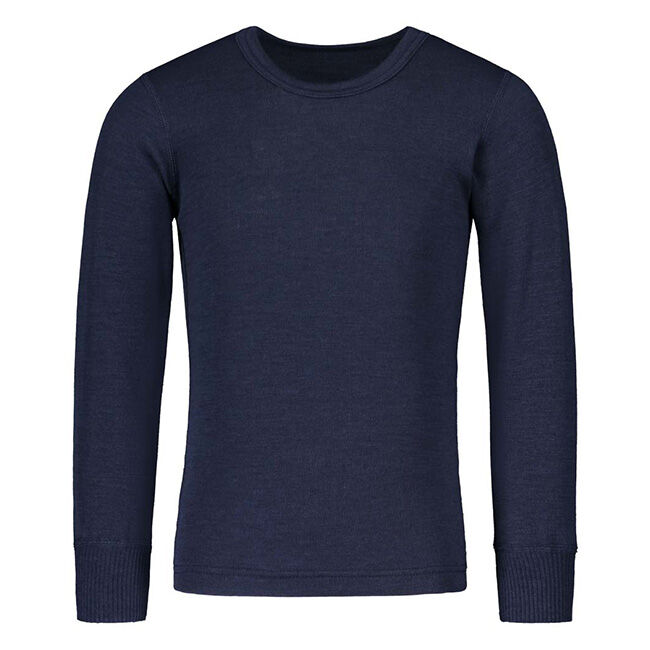 Ruskovilla Kids' 100% Organic Merino Wool Long Sleeve Shirt image number null